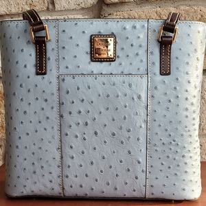 Dooney and Bourke Lexington Ostrich Leather Tote
